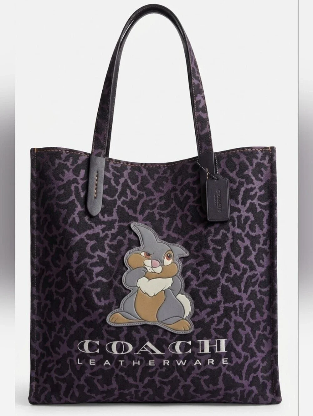 Rare 2018 Disney x Coach Thumper Market Tote 6925 - EUC Collector Grail!